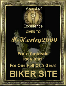 One Hell Of A Great Biker Site Award