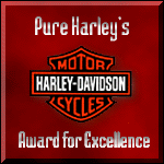 Pure Harley's Web Site Excellence Award