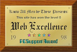 PC Support 5 Star Award