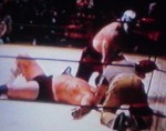 The Masked Superstar takes down Blackjack Mulligan