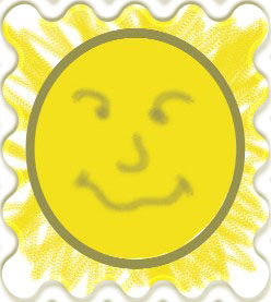 Sun with face 