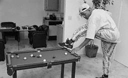 Will shootin' some pool...