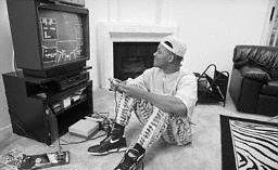 Fresh Prince playing some video games