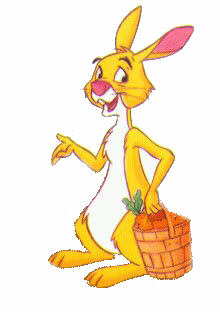 Rabbit With Basket Of Carrots!