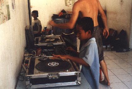 Juleto and Angelo (jnr) in the house with Jason