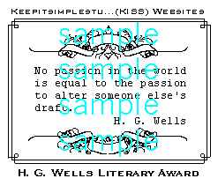 Link to the H.G. Wells Literary Award