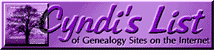 Cyndi's List of Genealogy
 Sites on the Internet