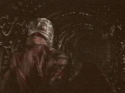 Inside the crashed ship