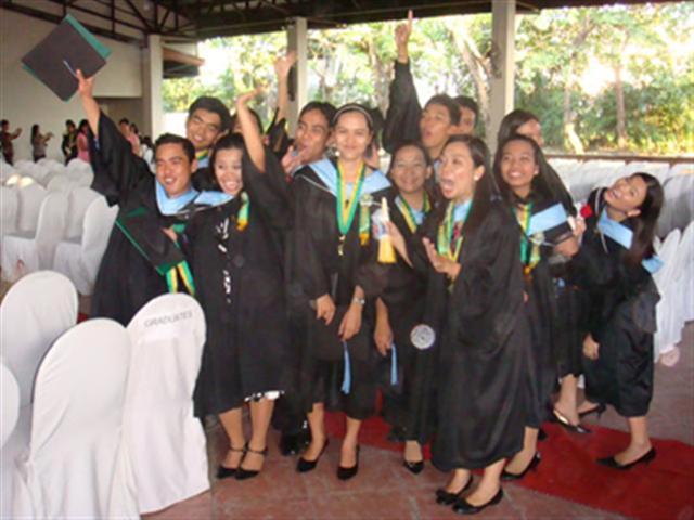 jubilant graduates