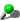 A green pin