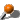 An orange pin