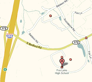Fox Lane High School map