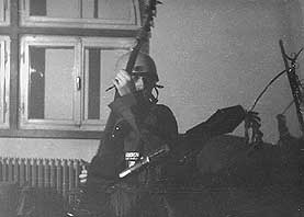 Nazi helmet? No, just a sledge one...