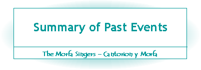 The Morfa Singers, village choir of Llanrhystud