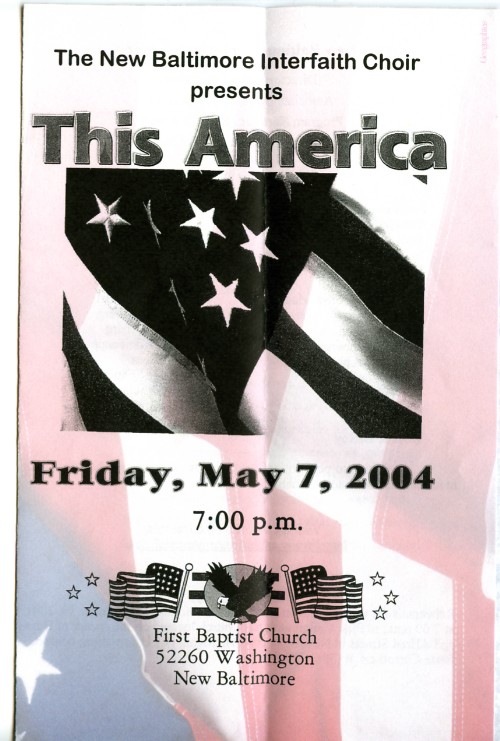 Spring Concert Program