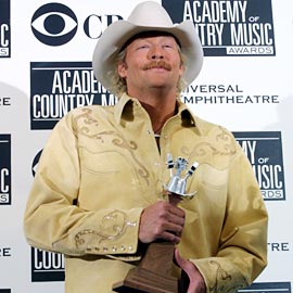 Alan Jackson receiving another award
