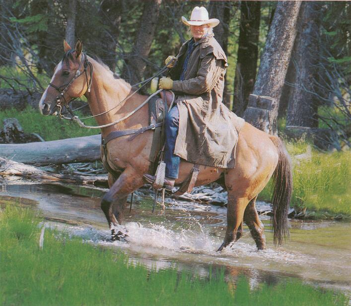 Alan Jackson on a horse