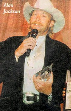 Alan Jackson receiving another award