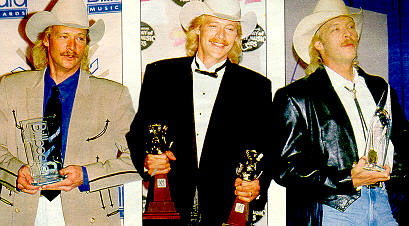 Alan Jackson receiving another award