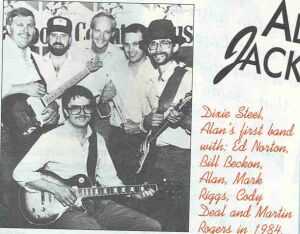 Alan Jackson with his first band