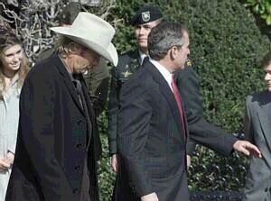 Alan with President Bush