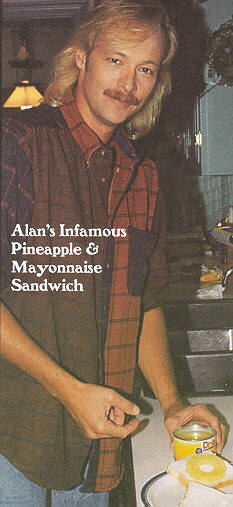 Alan making his favorite sandwich