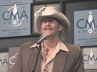Alan Jackson receiving CMA Award
