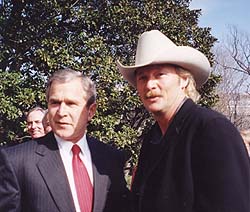Alan with President Bush