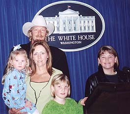 Alan with President Bush