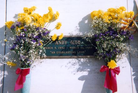 Andy Gibb's burial site