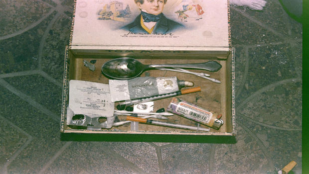 Cobain's heroin kit