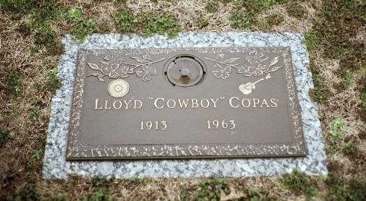Copas's grave