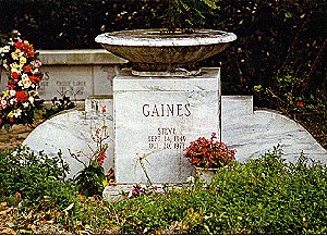 Steve Gaines's memorial