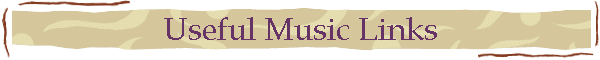 Useful Music Links