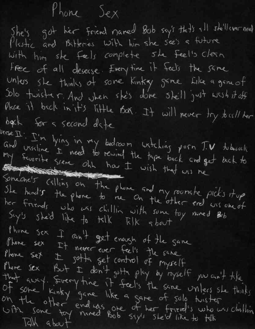 Phone Sex Lyrics