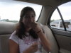 Erin in the car