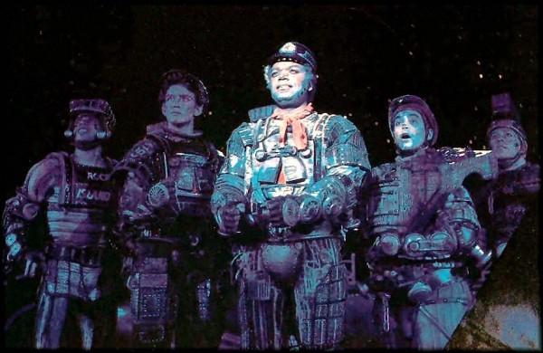 Rusty, Poppa and the freight cars