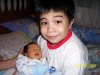 Luke and baby Darrel Lim