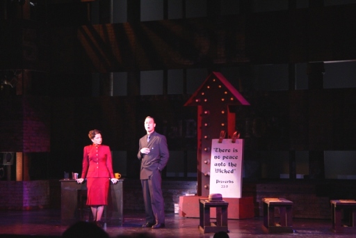Michael Gruber and Alison Walla star in ''Guys and Dolls''