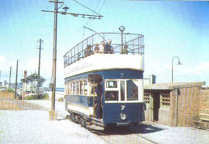 The Howth Tram outside Howth station