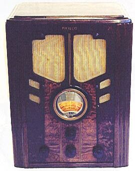 Philco Model 37-61 Tombstone Radio (1937)