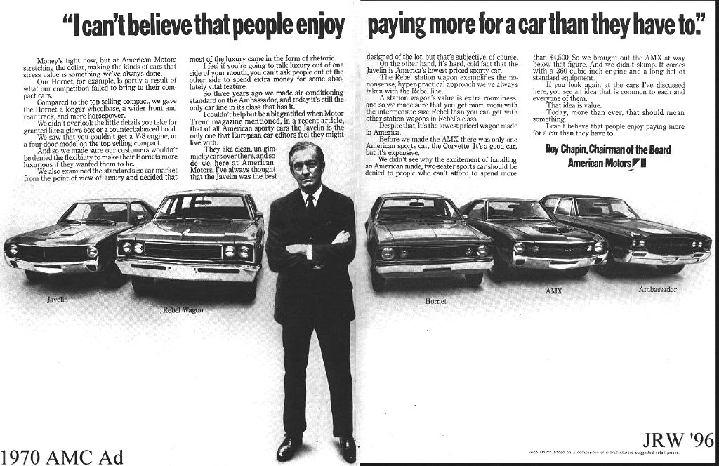 1970 AMC Ad