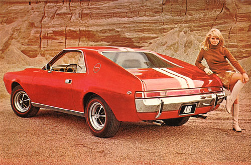 red 1968 AMX
