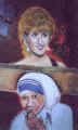 Mother Teresa and Princess Diana reached my heart in a very special way, through their deep concern about defenseless human beings. It impressed me very much that they passed away almost at the same time; I felt them welded together.