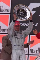 Coulthard after the race