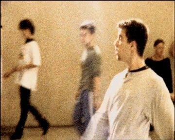 Rosemarie Ford (Bombalurina) watching Jacob practice on the sidelines