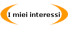 I miei interessi
