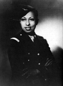 Josephine at end of WWII in the uniform of the Women's Auxiliary of the Free French Air Force