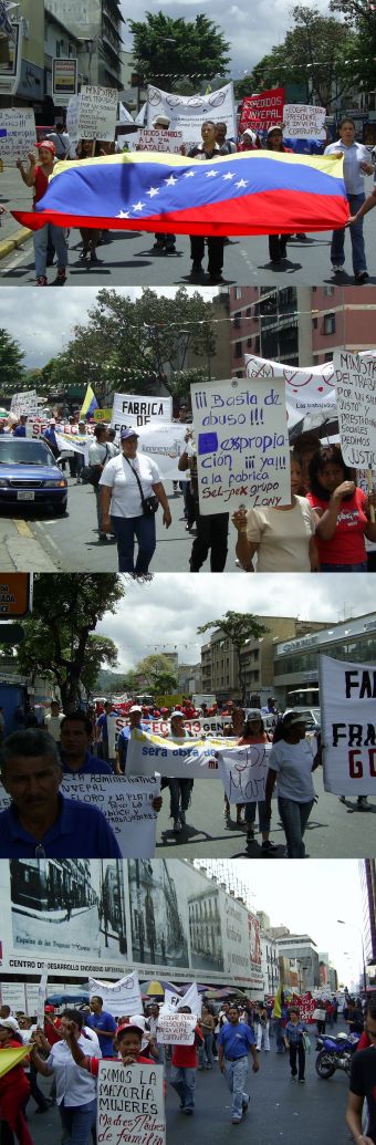 Marcha de trabajadores