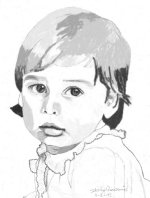 BOY--this is prince william when he was a child--I used pencil in this drawing